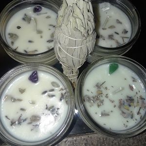 (1)  Amethyst Crystal Protection Stone 4oz